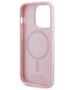 Guess case for iPhone 14 Pro 6,1&quot; GUHMP14LPSAHMCP pink Saffiano Magsafe 3666339156169