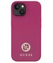 Guess case for iPhone 15 6,1&quot; GUHCP15SPS4DGPP pink HC PU 4G Metal Logo Strass 3666339150860