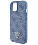 Guess case for iPhone 15 6.1&quot; GUHCP15SP4TDSCPB blue hardcase Crossbody 4G Metal Logo 3666339147082