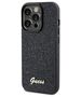 Guess case for  iPhone 13 Pro 6,1&quot; GUHCP13LPMSDGSK HC PU DISCO SCRIPT METAL BLACK 3666339173371