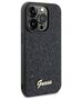 Guess case for  iPhone 13 Pro 6,1&quot; GUHCP13LPMSDGSK HC PU DISCO SCRIPT METAL BLACK 3666339173371