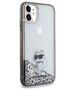 Karl Lagerfeld case fori Phone 11 KLHCN61LKCNSK HC LIQ. GLITTER C TRANSPARENT 3666339164119