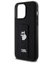 Karl Lagerfeld case for iPhone 13 Pro Max 6,7&quot; KLHCP13XGSACHPK HC GRIPSTAND SAFFIANO CHOUPETTE PINS BLACK 3666339207380