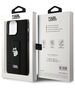 Karl Lagerfeld case for iPhone 13 Pro Max 6,7&quot; KLHCP13XGSACHPK HC GRIPSTAND SAFFIANO CHOUPETTE PINS BLACK 3666339207380