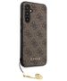 Guess case for Samsung Galaxy S23 FE GUHCS23FEGF4GBR GUESS HC PU 4G CHARM BROWN 3666339218607