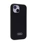 Audi case for iPhone 15 Plus 6,7&quot; black Silicone Case 6955250226561