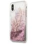 Karl Lagerfeld case for iPhone X / XS KLHCPXTRKSRG rose gold hard case Glitter Signature 3700740494226