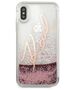 Karl Lagerfeld case for iPhone X / XS KLHCPXTRKSRG rose gold hard case Glitter Signature 3700740494226