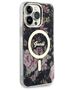 Guess case for iPhone 14 Pro Max 6,7&quot; GUHMP14XHCFWSK black hardcase Magsafe IML Flower 3666339115548