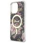 Guess case for iPhone 14 Pro Max 6,7&quot; GUHMP14XHCFWSK black hardcase Magsafe IML Flower 3666339115548