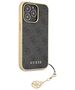 Guess case for iPhone 14 Pro 6,1&quot; GUHCP14LGF4GGR grey HC PU 4G Charm 3666339169879