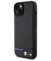 BMW case for iPhone 15 Plus 6,7&quot; BMHCP15M22NBCK black HC PU Carbon 3666339143848