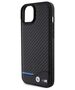 BMW case for iPhone 15 Plus 6,7&quot; BMHCP15M22NBCK black HC PU Carbon 3666339143848