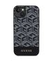 Guess case for iPhone 14 Plus 6,7&quot; GUHMP14MHGCFSEK black hard case GCube Stripes MagSafe 3666339112431