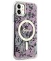 Guess case for iPhone 11 / Xr 6.1&quot; GUHMN61HCFWSP pink hardcase Flower MagSafe 3666339126711