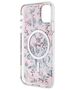 Guess case for iPhone 11 / Xr 6.1&quot; GUHMN61HCFWSP pink hardcase Flower MagSafe 3666339126711