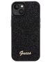 Guess case for  iPhone 14 6,1&quot; GUHCP14SPMSDGSK HC PU DISCO SCRIPT METAL BLACK 3666339173395