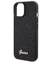 Guess case for  iPhone 14 6,1&quot; GUHCP14SPMSDGSK HC PU DISCO SCRIPT METAL BLACK 3666339173395