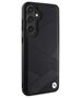 BMW case for Samsung Galaxy S24 black Signature Leather Crossing Lines Pattern 3666339242626