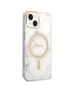 Guess set case + charger for iPhone 14 Plus 6,7&quot; GUBPP14MHMEACSH white hard case Marble MagSafe 3666339103194