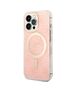 Guess set case + charger for iPhone 13 Pro 6,1&quot; GUBPP13LH4EACSP pink hard case 4G Print MagSafe 3666339103026