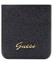 Guess case for Samsung Z Flip5 GUHCZF5HGGSHK black PU/TPU Glitter Script 3666339173951