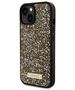 Guess case for iPhone 15 6,1&quot; GUHCP15SPFGSBSD yellow HC Rhinestone Metal Logo 3666339153526