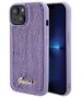 Guess case for iPhone 15 6,1&quot; GUHCP15SPSFDGSU purple HC Sequin Script Metal 3666339176228