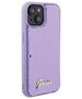 Guess case for iPhone 15 6,1&quot; GUHCP15SPSFDGSU purple HC Sequin Script Metal 3666339176228