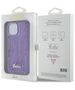 Guess case for iPhone 15 6,1&quot; GUHCP15SPSFDGSU purple HC Sequin Script Metal 3666339176228