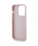 Guess case for iPhone 15 Pro Max 6,7&quot; GUHCP15XPSQSQSP pink HC PU Quilted Metal Logo 3666339149772