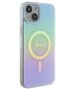 Guess case for iPhone 15 Plus 6.7&quot; GUHMP15MHITSQ turquoise hardcase IML Iridescent MagSafe 3666339154936