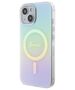 Guess case for iPhone 15 6.1&quot; GUHMP15SHITSQ turquoise hardcase IML Iridescent MagSafe 3666339154929