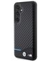 BMW case for Samsung Galaxy S24 black Leather Carbon 3666339242657