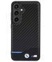 BMW case for Samsung Galaxy S24 black Leather Carbon 3666339242657