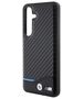 BMW case for Samsung Galaxy S24 black Leather Carbon 3666339242657