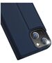 Case IPHONE 13 MINI with a flip Dux Ducis Skin Leather navy blue 6934913048900