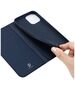 Case IPHONE 13 MINI with a flip Dux Ducis Skin Leather navy blue 6934913048900