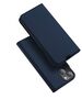 Case IPHONE 13 MINI with a flip Dux Ducis Skin Leather navy blue 6934913048900