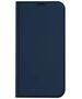 Case IPHONE 13 MINI with a flip Dux Ducis Skin Leather navy blue 6934913048900