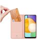 Case SAMSUNG GALAXY A03S with a flip Dux Ducis Skin Leather light pink 6934913049716