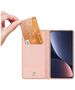 Case XIAOMI 12 PRO with a Flip Dux Ducis Skin Leather light pink 6934913041536