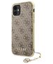 Original Case IPHONE 11 Guess Hard Case 4G Charms Collection (GUHCN61GF4GBR) brown 3700740468081