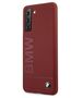 Original Case SAMSUNG GALAXY S21+ BMW Hardcase Silicone Signature Logo (BMHCS21MSLBLRE) red 3700740497425