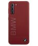 Original Case SAMSUNG GALAXY S21+ BMW Hardcase Silicone Signature Logo (BMHCS21MSLBLRE) red 3700740497425