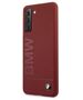 Original Case SAMSUNG GALAXY S21 BMW Hardcase Silicone Signature Logo (BMHCS21SSLBLRE) red 3700740497418