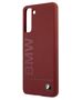 Original Case SAMSUNG GALAXY S21 BMW Hardcase Silicone Signature Logo (BMHCS21SSLBLRE) red 3700740497418