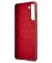 Case SAMSUNG GALAXY S21+ Mercedes Hardcase Silicone Line (MEHCS21MSILRE) red 3700740497906