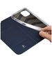 Case IPHONE 14 PLUS with a Flip Dux Ducis Skin Leather navy blue 6934913035085