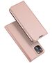 Case IPHONE 14 PLUS with a Flip Dux Ducis Skin Leather light pink 6934913035092